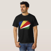 Seychellen-Flagge T-Shirt (Vorne ganz)