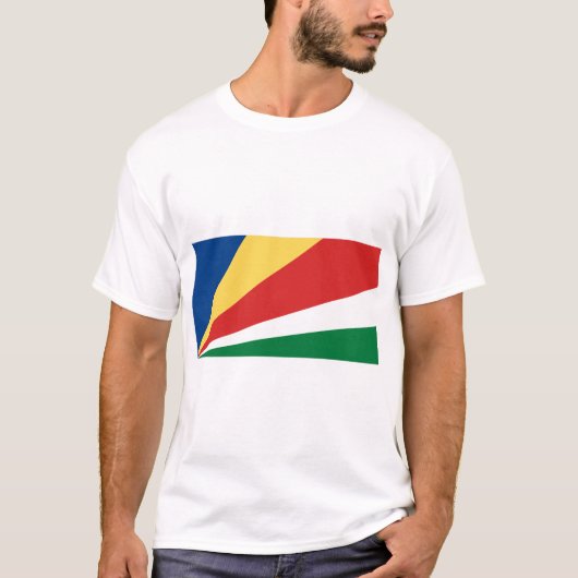 Seychellen-Flagge T-Shirt (Vorderseite)