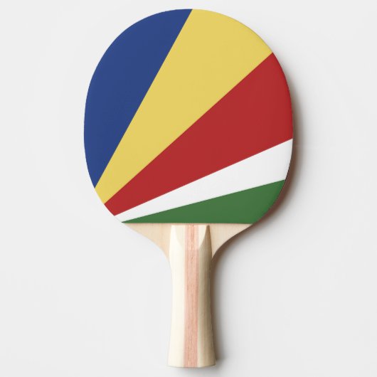 Seychellen-Flagge Tischtennis Schläger (Vorderseite)