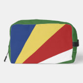 Seychellen-Flagge Waschbeutel (Rückseite)