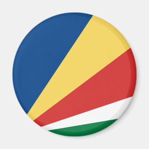 Seychellen-Flaggen-Magnet Magnet