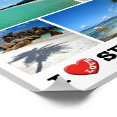 Seychellen - I Liebe - Poster (Ecke)
