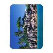 Seychellen. Ilot St. Pierre (bei Praslin) Magnet (Vertikal)