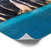 Seychellen. Ilot St. Pierre (bei Praslin) Poster (Ecke)