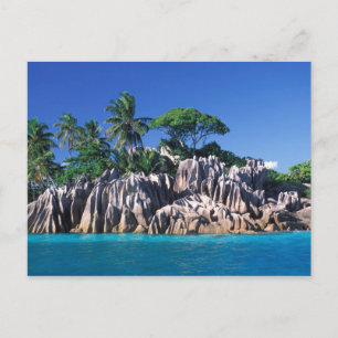 Seychellen. Ilot St. Pierre (bei Praslin) Postkarte
