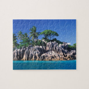 Seychellen. Ilot St. Pierre (bei Praslin) Puzzle