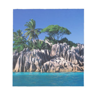 Seychellen. Ilot St. Pierre (in der Nähe von Pras Notizblock