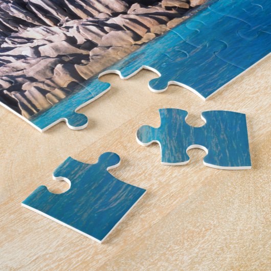 Seychellen. Ilot St. Pierre (in der Nähe von Prasl Puzzle (Seite)