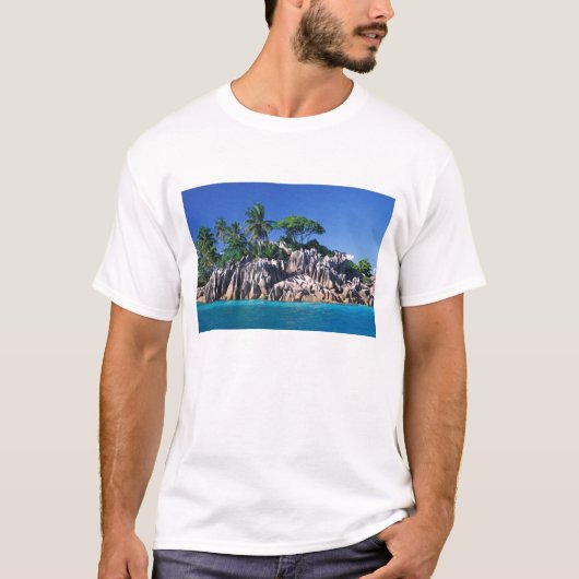 Seychellen. Ilot St. Pierre (in der Nähe von Prasl T-Shirt (Vorderseite)