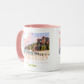 Seychellen Indischer Ozean Vintager Sonnenuntergan Tasse (Vorderseite Links)