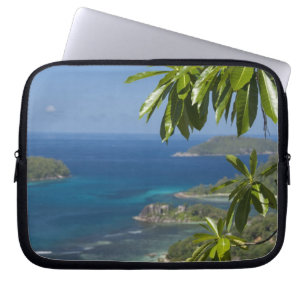 Seychellen, Insel Mahe. Westküste von Laptopschutzhülle