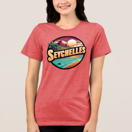 Seychellen Inseln Indischer Ozean Tri-Blend Shirt