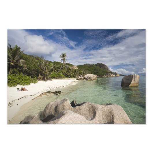 Seychellen, La Digue Island, L'Gewerkschaft Anwese Fotodruck (Vorne)