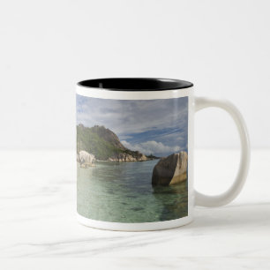 Seychellen, La Digue Island, L'Gewerkschaft Anwese Zweifarbige Tasse