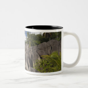 Seychellen, La Digue Island, L'Gewerkschaft Anwese Zweifarbige Tasse