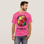 Seychellen Landesflagge T-Shirt (Vorne ganz)