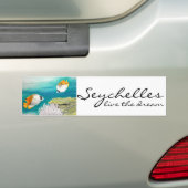 Seychellen leben der Traumangelfish Autoaufkleber (Auf Auto)