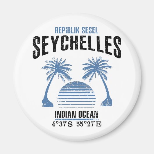 Seychellen Magnet (Vorne)