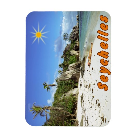Seychellen Magnet (Vertikal)