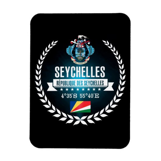 Seychellen Magnet (Vertikal)