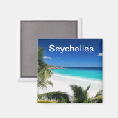 Seychellen Magnet (Vorderseite/Rückseite)