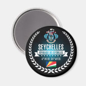 Seychellen Magnet (Vorderseite/Rückseite)