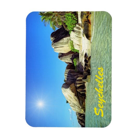 Seychellen Magnet (Vertikal)