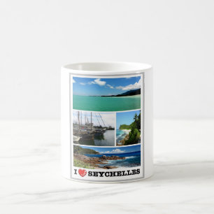 Seychellen - Mahé - I Liebe - Kaffeetasse
