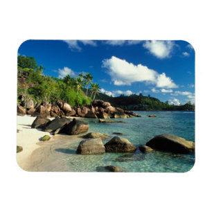 Seychellen, Mahe-Insel, Anse Royale Beach. 3 Magnet