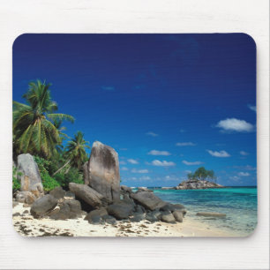 Seychellen, Mahe-Insel, Anse Royale Strand. Mousepad