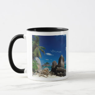 Seychellen, Mahe-Insel, Anse Royale Strand. Tasse