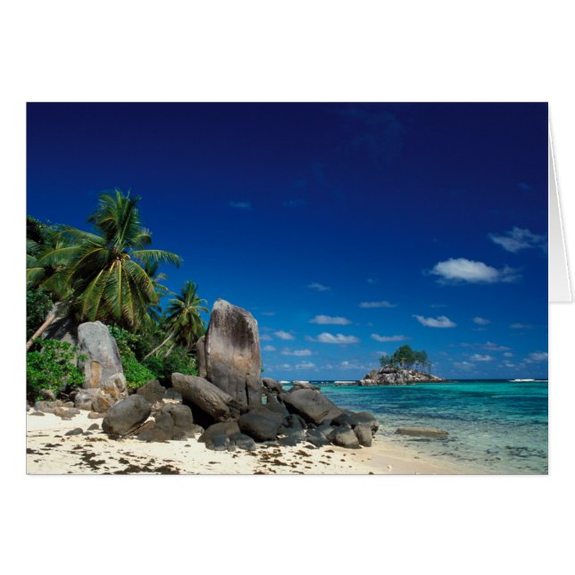 Seychellen, Mahe Island, Anse Royale Beach. (Vorderseite (Horizontal))