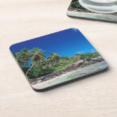 Seychellen, Mahe Island, Anse Royale Beach.2 Getränkeuntersetzer (Linke Seite)