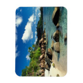 Seychellen, Mahe Island, Anse Royale Beach. 3 Magnet (Vertikal)