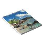 Seychellen, Mahe Island, Anse Royale Beach. 3 Notizblock (angewinkelt)