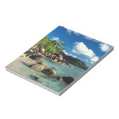 Seychellen, Mahe Island, Anse Royale Beach. 3 Notizblock (Rotiert)