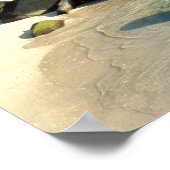 Seychellen, Mahe Island, Anse Royale Beach. 3 Poster (Ecke)