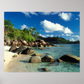 Seychellen, Mahe Island, Anse Royale Beach. 3 Poster (Vorne)