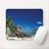 Seychellen, Mahe Island, Anse Royale Beach. Mousepad (Mit Mouse)
