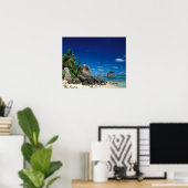 Seychellen, Mahe Island, Anse Royale Beach. Poster (Heimbüro)