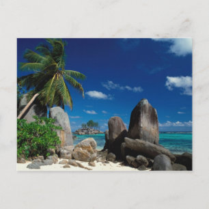 Seychellen, Mahe Island, Anse Royale Beach. Postkarte