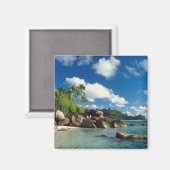 Seychellen, Mahe Island, Lazare Bay Magnet (Vorderseite/Rückseite)