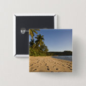 Seychellen, Mahe Island, Strand Anse Takamaka, 2 Button (Vorne & Hinten)