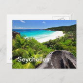 Seychellen Postkarte (Vorne/Hinten)