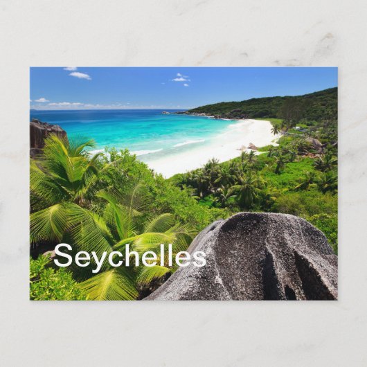 Seychellen Postkarte (Vorderseite)