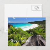 Seychellen Postkarte (Vorne/Hinten)