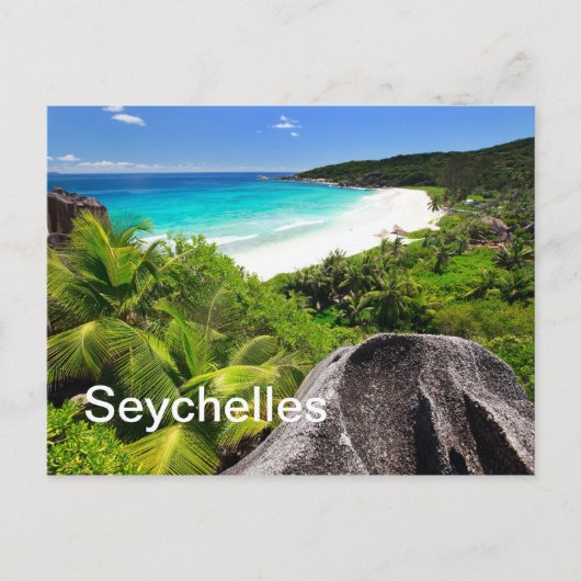 Seychellen Postkarte (Vorderseite)