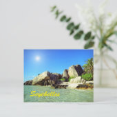 Seychellen Postkarte (Stehend Vorderseite)