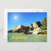 Seychellen Postkarte (Vorne/Hinten)