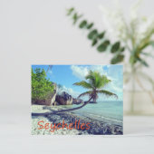 Seychellen Postkarte (Stehend Vorderseite)